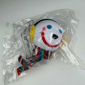 4/$25 - Jack in the Box Antenna Ball‎ Winter Scarf Christmas VTG Y2K